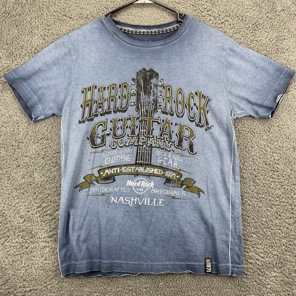 Hard Rock Cafe T Shirt Men‎ S Guitar Nashville Cotton Crew